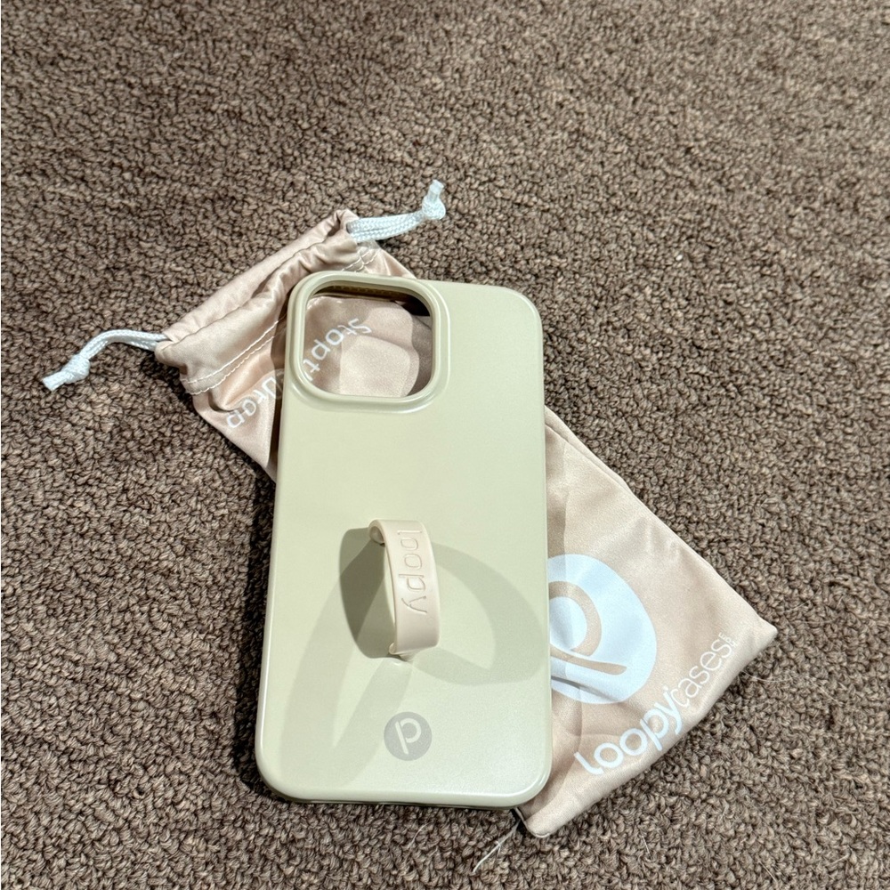 Loopy Case Beige Phone Case iPhone 14 Pro Max